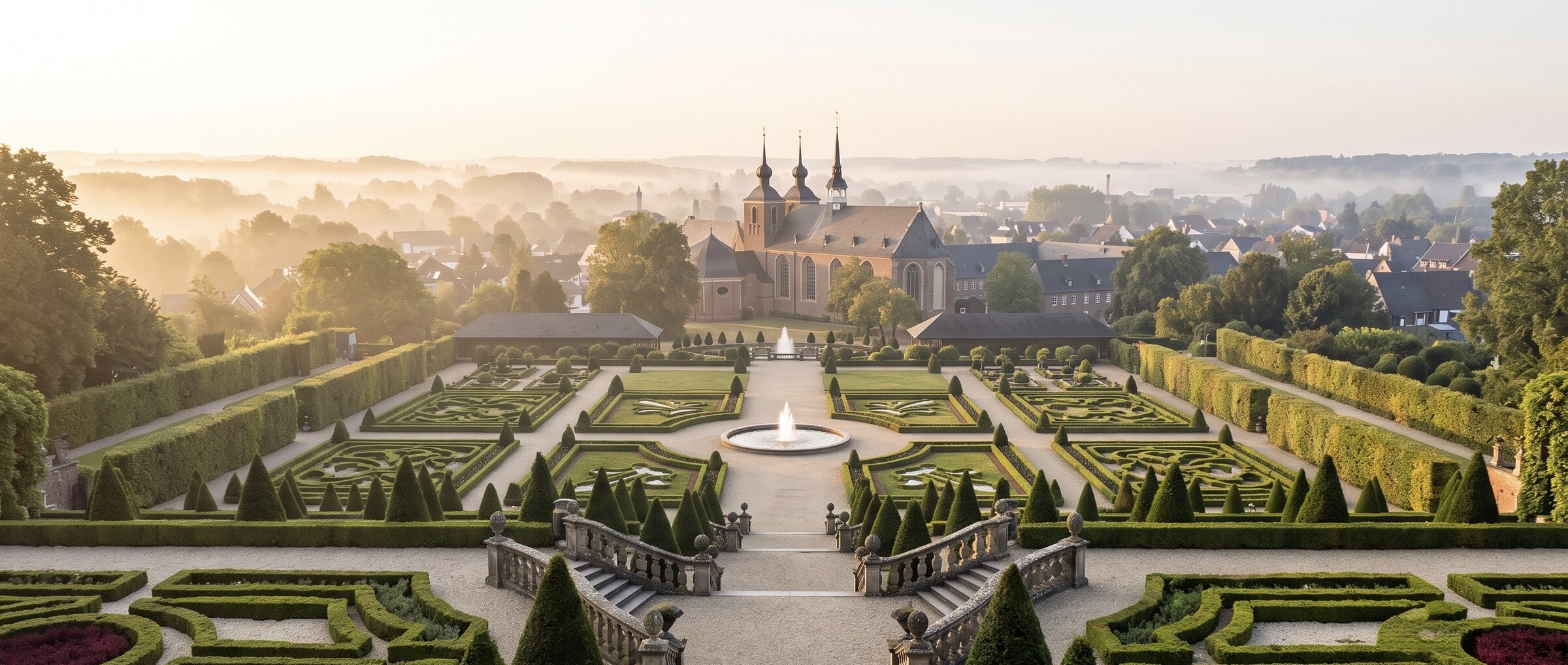Terrassengarten von Kloster Kamp bei Kamp-Lintfort