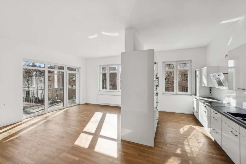 Wohnbereich / offene Küche